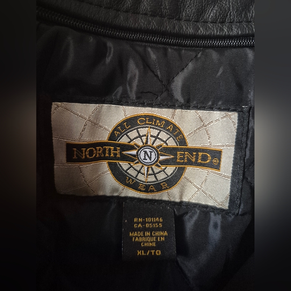 North Ends Leather Coat Size XL - Picture 7 of 7